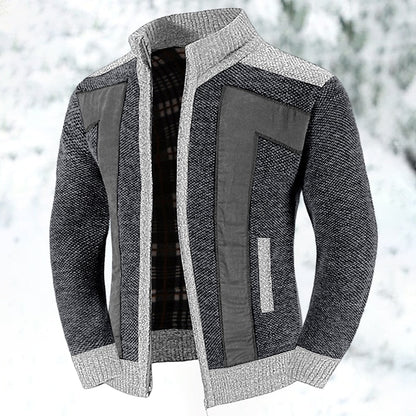 Men’s Wool Blend Jacket for Winter Casual Wear