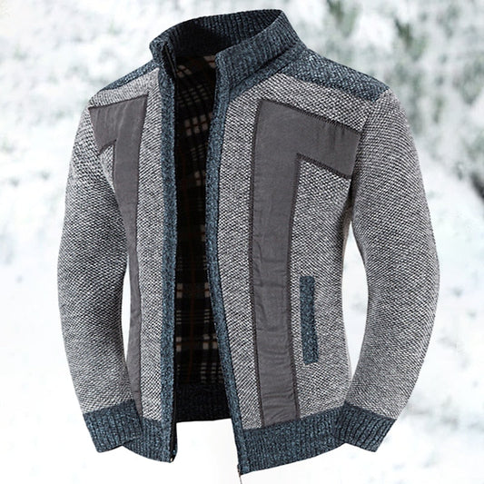 Men’s Wool Blend Jacket for Winter Casual Wear