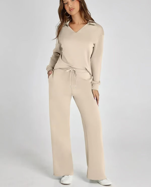Women’s Wide Leg Lounge Co-ord | Two Piece