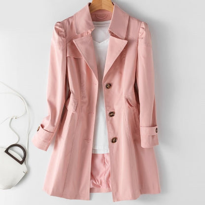 Women’s Button-Up Trench Coat | Long