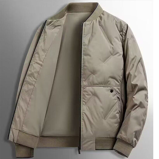 Men’s Quilted Puffer Bomber Jacket | Winter