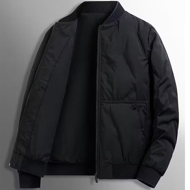 Men’s Quilted Puffer Bomber Jacket | Winter