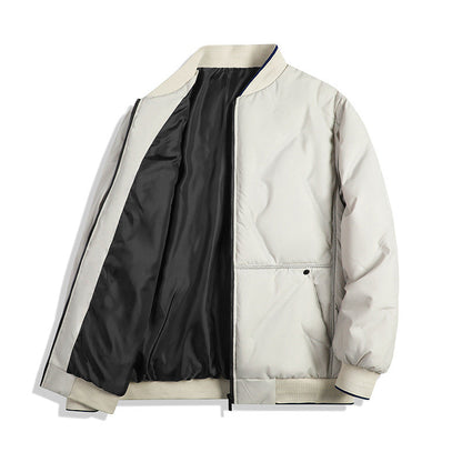 Men’s Quilted Puffer Bomber Jacket | Winter