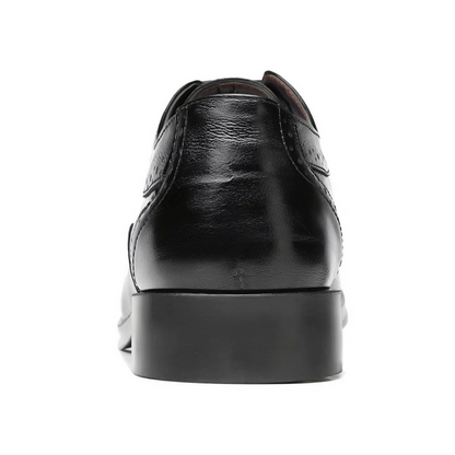 Men's Classic Oxford Dress Shoes with Brogue Detailing