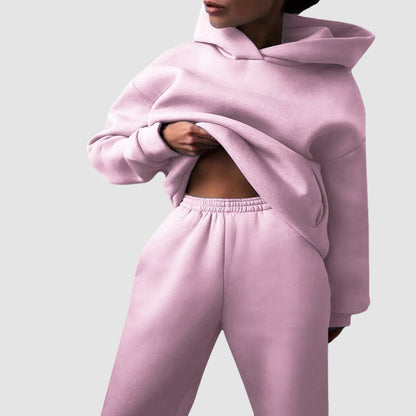 Women’s Cotton Fleece Tracksuit for Winter