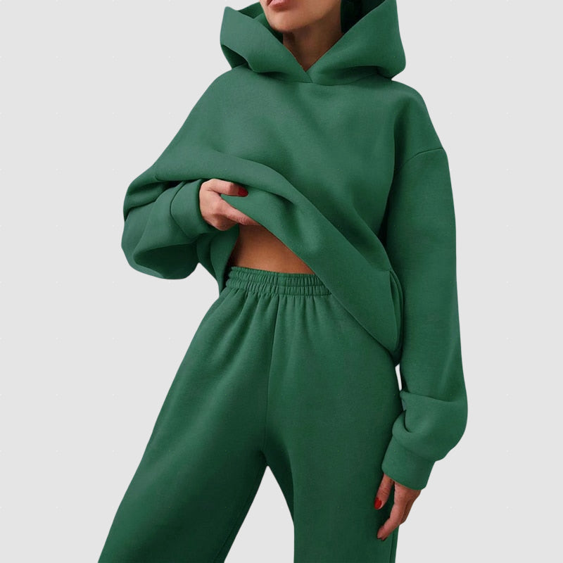 Women’s Cotton Fleece Tracksuit for Winter