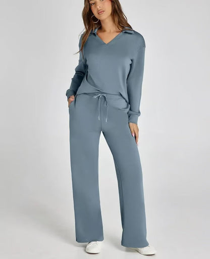 Women’s Wide Leg Lounge Co-ord | Two Piece