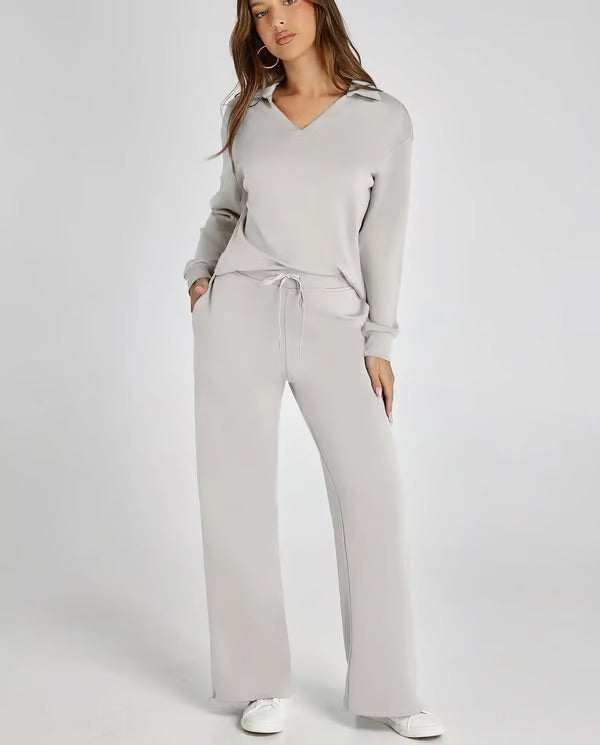 Women’s Wide Leg Lounge Co-ord | Two Piece