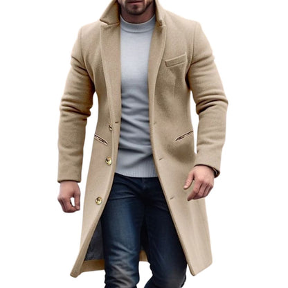 Men’s Button-Up Overcoat | Trench