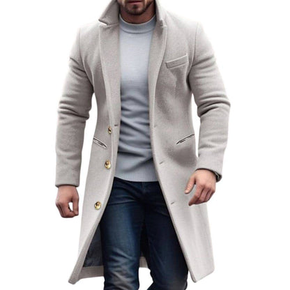 Men’s Button-Up Overcoat | Trench