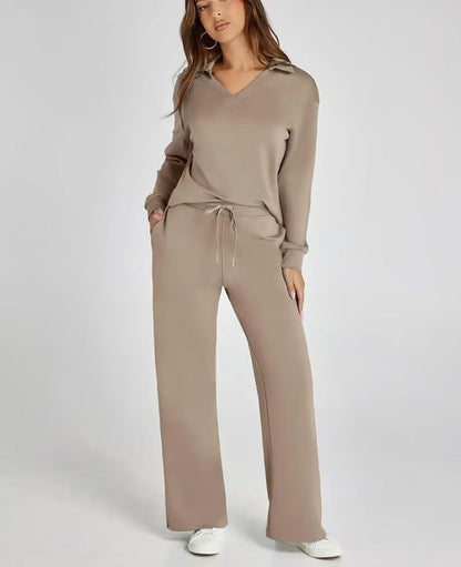 Women’s Wide Leg Lounge Co-ord | Two Piece